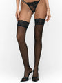 Lace Top Hold Ups Black